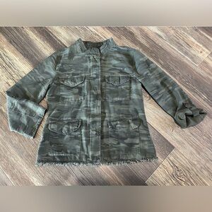 Sanctuary CAMO women's shacket JACKET XS green